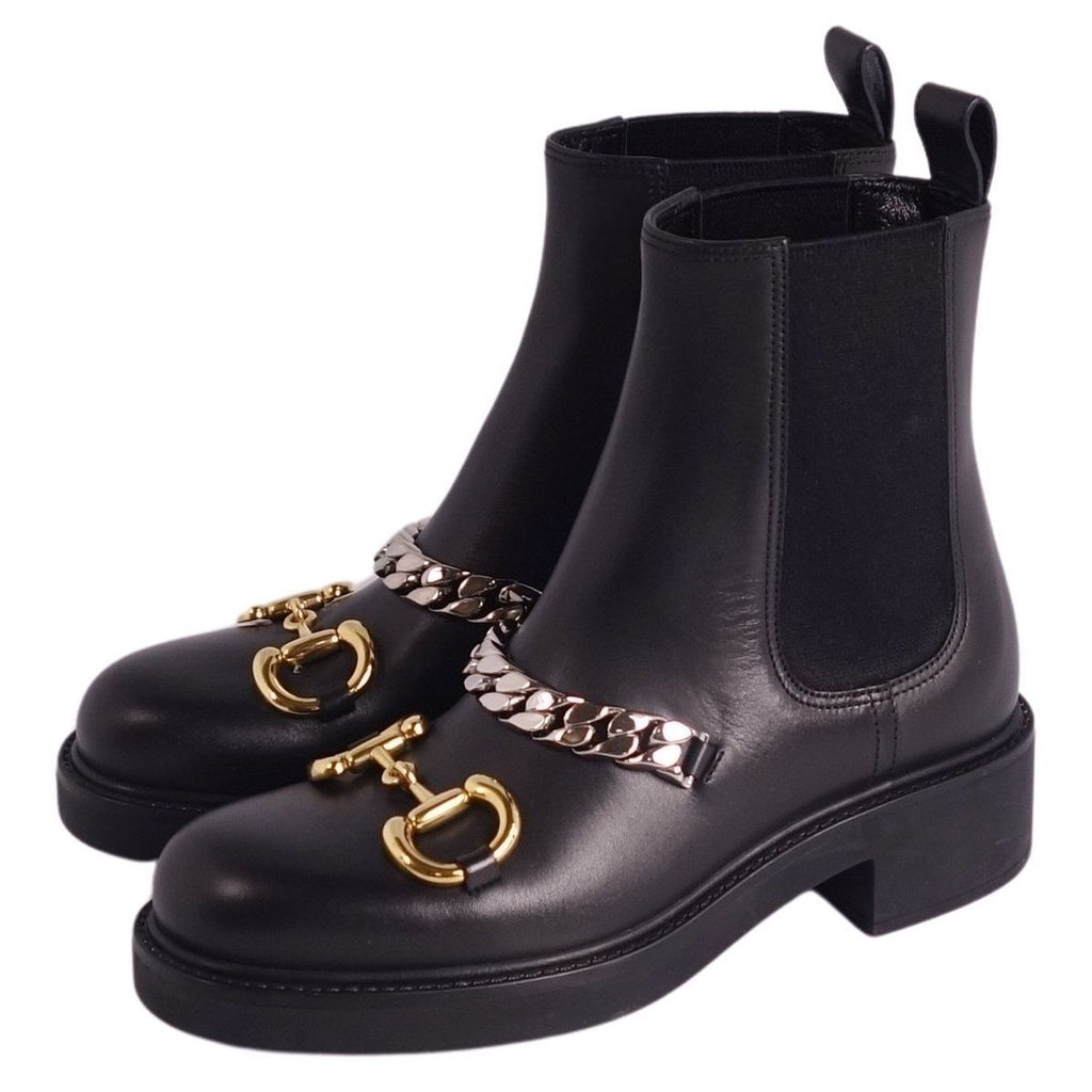 Gucci Side Gore Boots Chelsea Horsebit — view 2