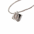 Dior Pendant Dice Logo Silver Color Pink — view 2