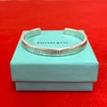 Tiffany & Co Vintage Atlas Bangle 925 Sterling Silver Bracelet