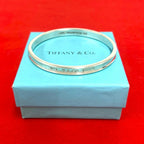 Tiffany & Co Narrow Bangle 925 Sterling Silver Bracelet