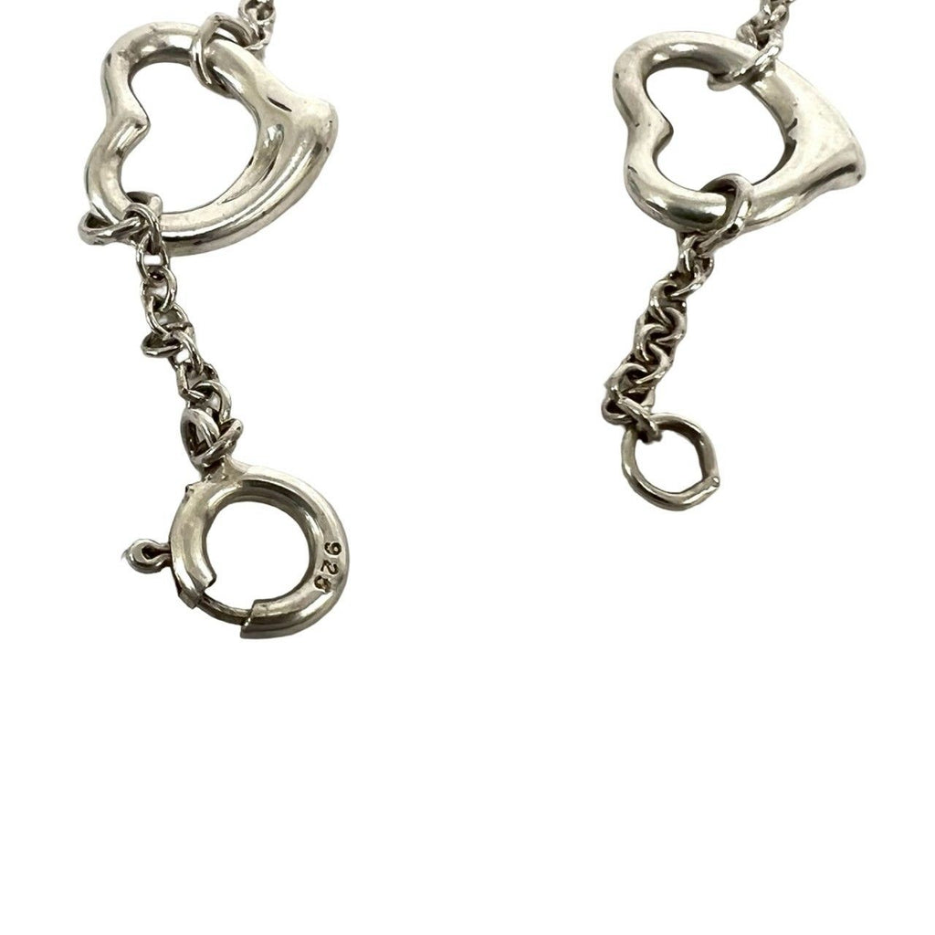 Tiffany & Co Vintage Open Heart Bracelet 925 Sterling Silver — view 4