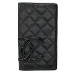 Chanel Wallet Cambon Lambskin Black Bifold