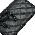 Chanel Wallet Cambon Lambskin Black Bifold — view 7