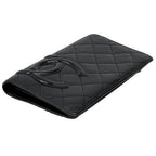 Chanel Wallet Cambon Lambskin Black Bifold — view 3