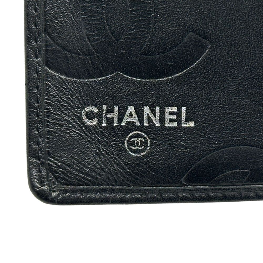 Chanel Wallet Cambon Lambskin Black Bifold — view 5