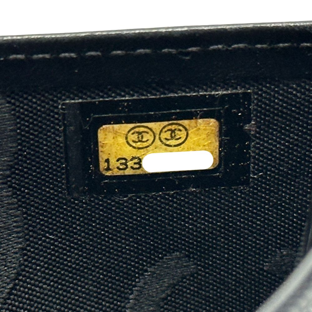 Chanel Wallet Cambon Lambskin Black Bifold — view 6