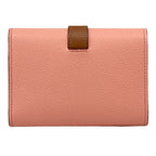 Loewe Wallet Trifold Soft Gray Necklace Vertical Small Pink Brown Orange — view 2