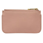Gucci Wallet Script Coin Case Leather Pink Gold Purse with Key Chain Simple — view 2