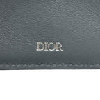 Dior Wallet Oblique Saddle Bifold Jacquard Leather Gray — view 5