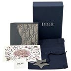 Dior Wallet Oblique Saddle Bifold Jacquard Leather Gray — view 6