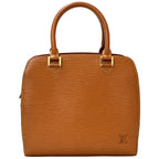 Louis Vuitton Bag Epi Handbag Pont Neuf Cipango Gold Brown Handheld Adult Going