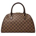 Louis Vuitton Bag Damier Handbag Riviera Ebene Brown