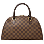 Louis Vuitton Bag Damier Handbag Riviera Ebene Brown