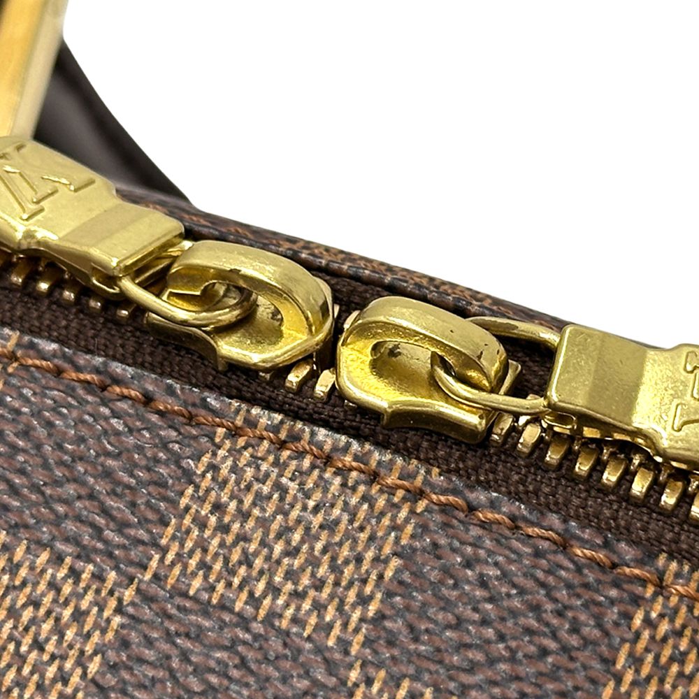 Louis Vuitton Bag Damier Handbag Riviera Ebene Brown — view 9