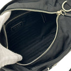 Prada 2-Way Shoulder Bag Nylon Black Going Out Adult Simple Large — view 5