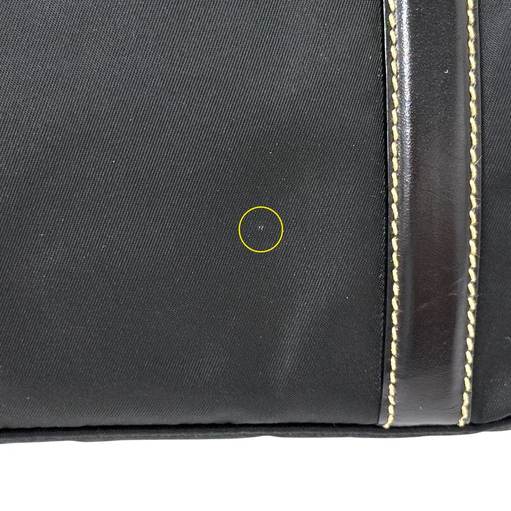 Prada 2-Way Shoulder Bag Nylon Black Going Out Adult Simple Large — view 9