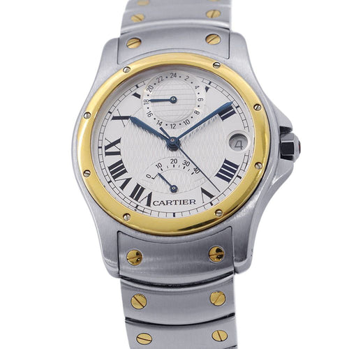 Cartier Santos Rondo Watch Vintage Anniversary Pieces Limited Silver Dial