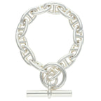 Hermes Chaine D'ancre GM Silver Bracelet