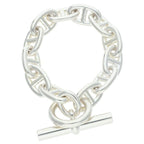 Hermes Chaine D'ancre TGM Silver Bracelet