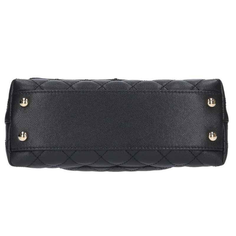 Chanel Coco Handle 24 Caviar Leather Handbag