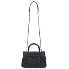 Chanel Coco Handle 24 Caviar Leather Handbag