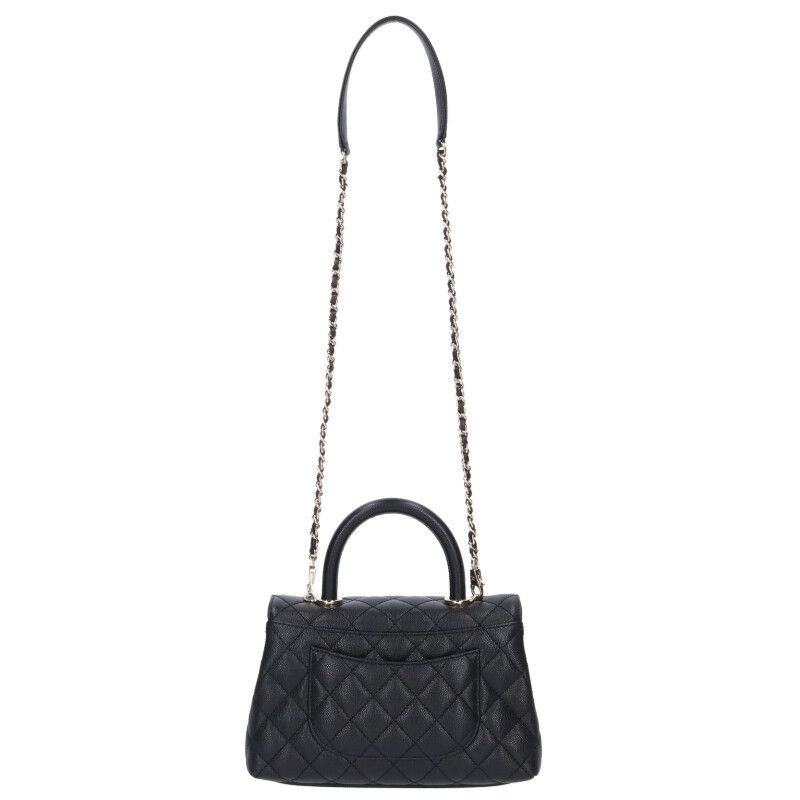 Chanel Coco Handle 24 Caviar Leather Handbag