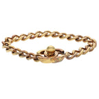 Chanel CC Logo Turnlock Chain Bracelet — view 4