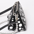 Louis Vuitton Multi Pochette Accessoires Shoulder Bag Black Silver Yayoi Kusama — view 4