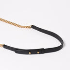 Chanel Boy 25 Chain Shoulder Bag Base CC Logo Lambskin Black — view 8