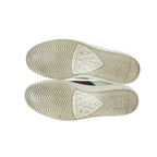 Gucci Hachi Embroidery Low Top Leather Sneakers 8 White — view 4