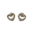 Tiffany & Co Earrings Open Silver