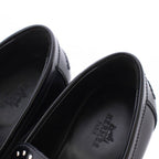Hermes Destin Loafers Ro Heels Fringe Studs Decoration 34 Black BB — view 5