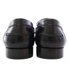 Hermes Destin Loafers Ro Heels Fringe Studs Decoration 34 Black BB — view 3