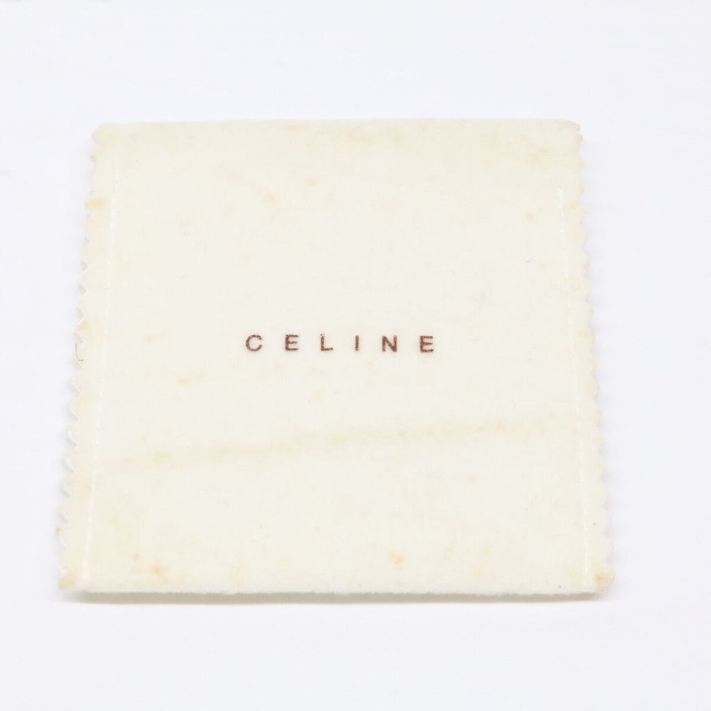 Celine Polished 750 Pave Diamond Vintage Necklace — view 9