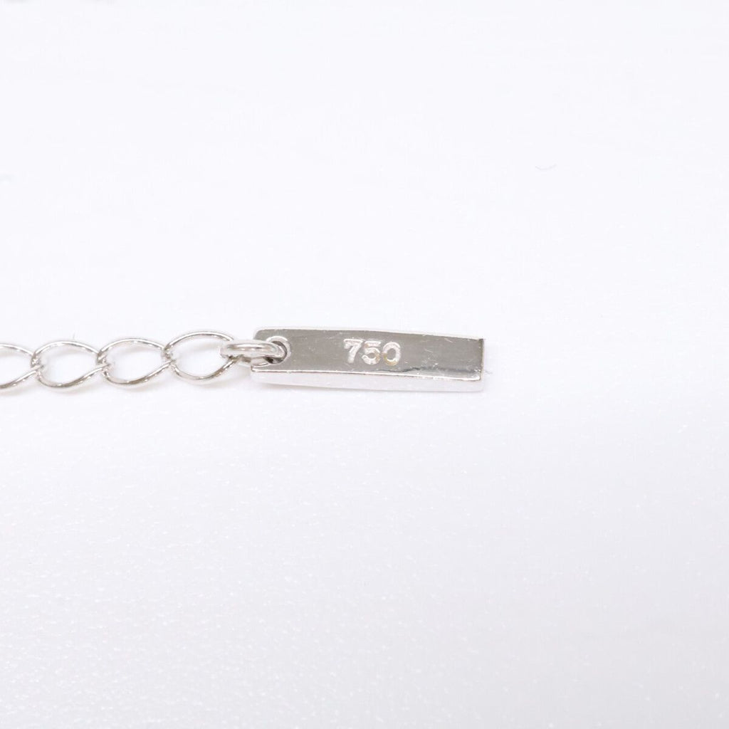 Celine Polished 750 Pave Diamond Vintage Necklace — view 7