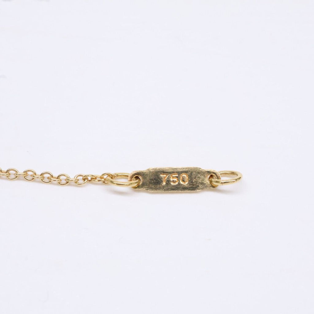 Tiffany & Co Polished 750 6.3 Door Knock Pearl Diamond Necklace — view 8