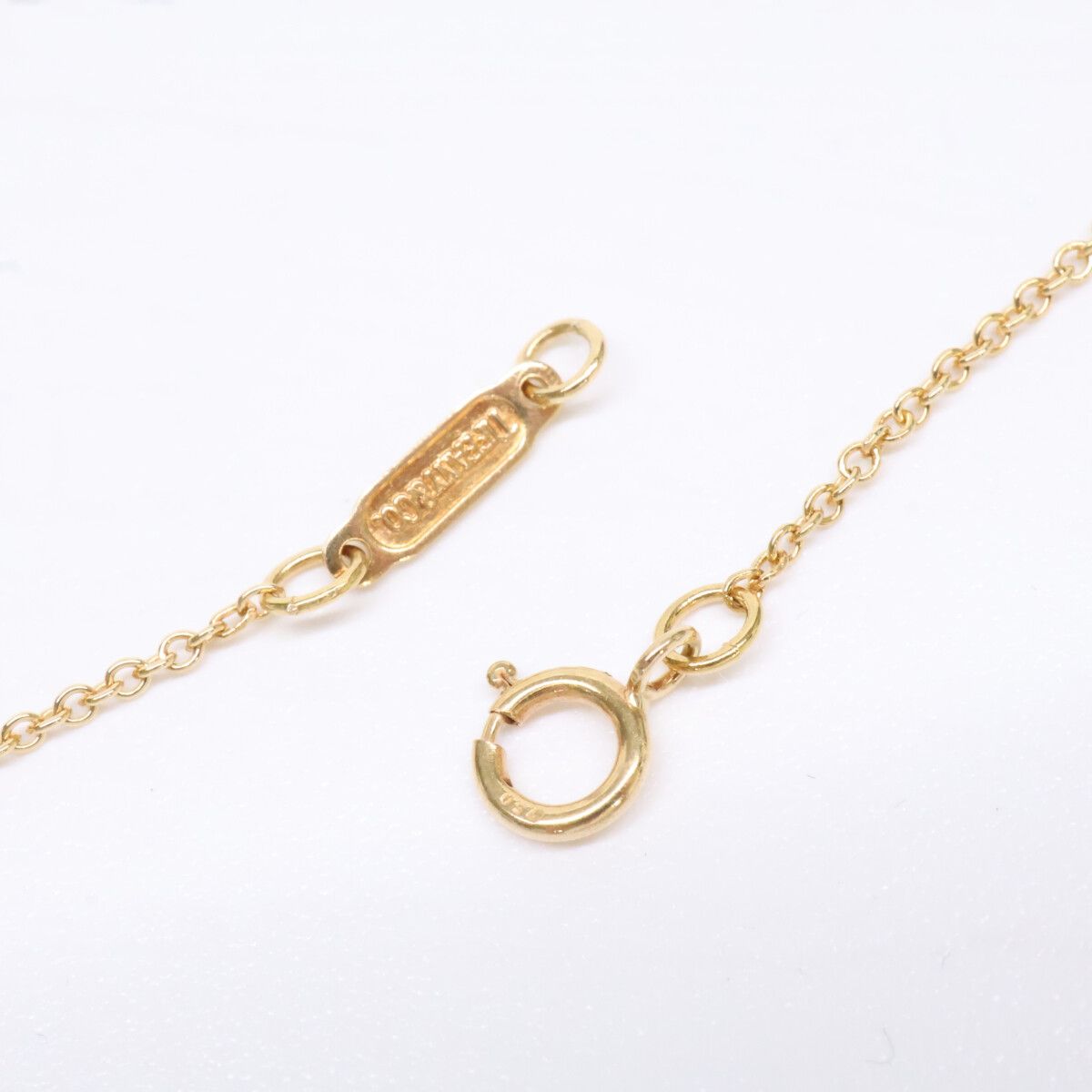 Tiffany & Co Polished 750 6.3 Door Knock Pearl Diamond Necklace — view 7
