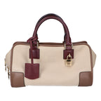 Loewe Beige Tricolor Amazona 28 Handbag