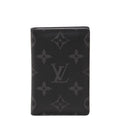 Louis Vuitton Monogram Eclipse Organizer de Poche Card Case Black Gray