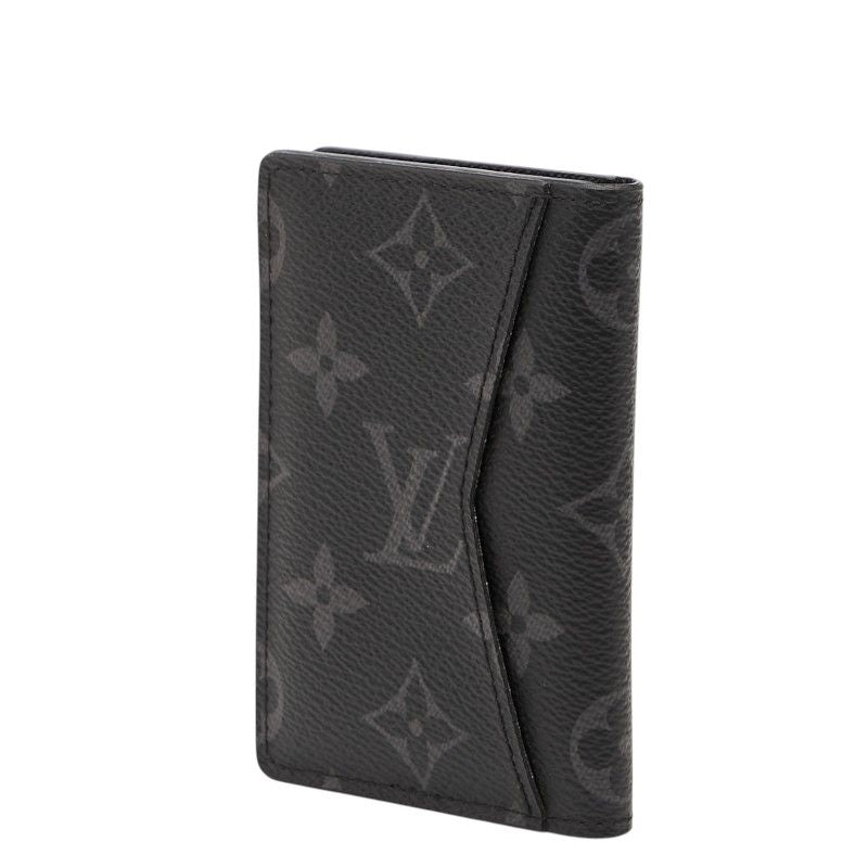 Louis Vuitton Monogram Eclipse Organizer de Poche Card Case Black Gray — view 2