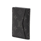 Louis Vuitton Monogram Eclipse Organizer de Poche Card Case Black Gray — view 2