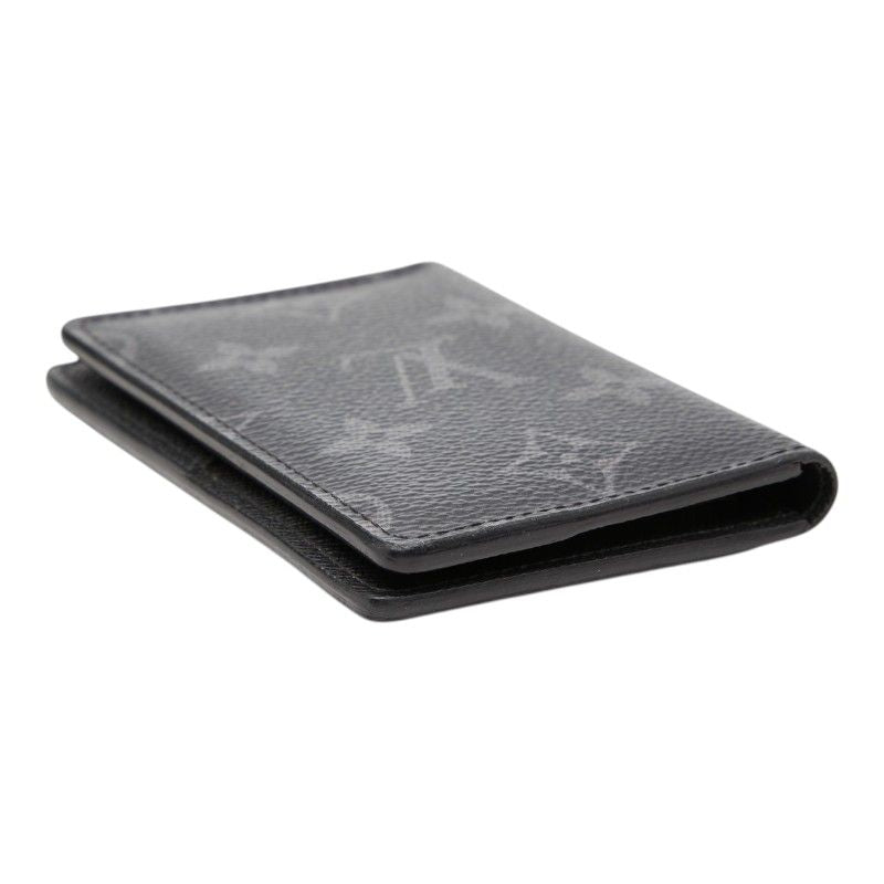 Louis Vuitton Monogram Eclipse Organizer de Poche Card Case Black Gray — view 5