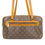 Louis Vuitton Tote City GM Monogram Brown Shoulder