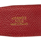 Hermes Constance Belt Buckle Reversible Vintage 65 Red Black Gold Leather — view 6