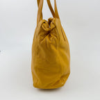 Loewe Tote Shoulder Bag Leather Yellow Vintage — view 5