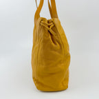 Loewe Tote Shoulder Bag Leather Yellow Vintage — view 4