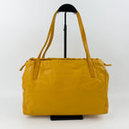 Loewe Tote Shoulder Bag Leather Yellow Vintage — view 2