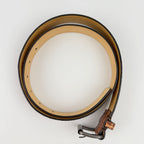 Celine Belt Leather Brown Silver Vintage — view 2
