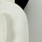 Chanel Camellia Brooch Corsage Flower Ribbon Fabric White Black — view 5