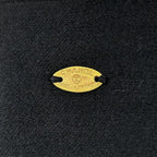 Chanel Camellia Brooch Corsage Flower Ribbon Fabric White Black — view 6
